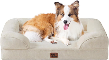 The Pooch Palace: Where Your Medium-Sized Furball Can Snooze Like Royalty on a Waterproof Cloud with a Side of Non-Slip Shenanigans!