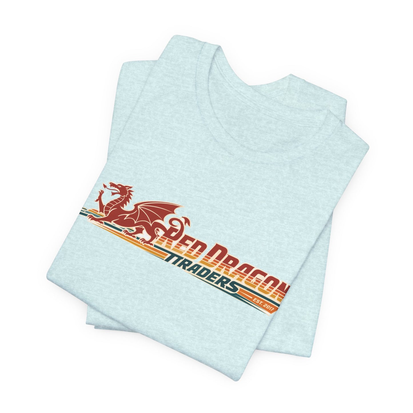 Red Dragon Traders Logo Tee — Vintage Dragon Graphic T-Shirt