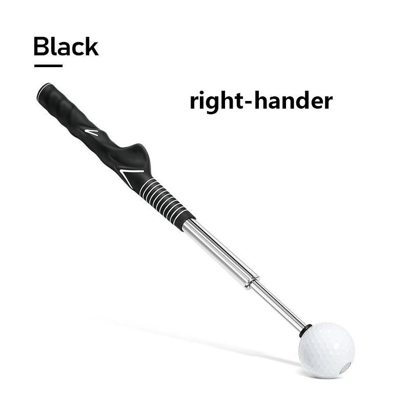 Golf Swing Practice Stick Adjustable Golf Indoor Swing Trainer Left Handed Right Handed Grip Golf Action Practice Tool