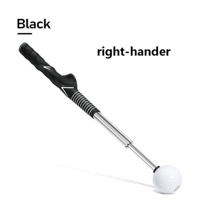 Golf Swing Practice Stick Adjustable Golf Indoor Swing Trainer Left Handed Right Handed Grip Golf Action Practice Tool