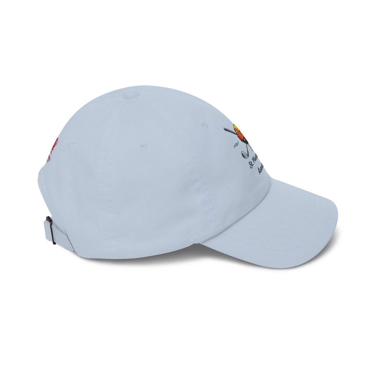 St. Maarten Golf Association Dad Cap - Embroidered Sunset & Crossed Clubs