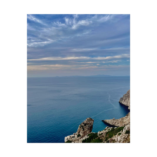 Serene Coastal Landscape Poster
