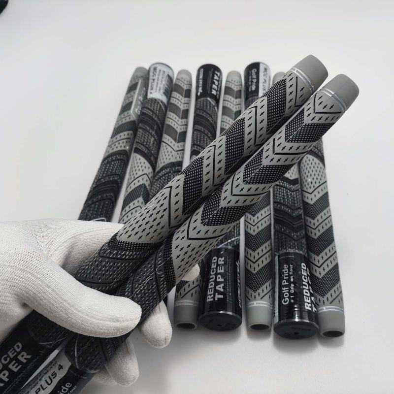 Pro-Grade Golf Grip Bundle: 13Pcs Standard/Midsize Rubber 4 Accessories - Fits Irons & Woods