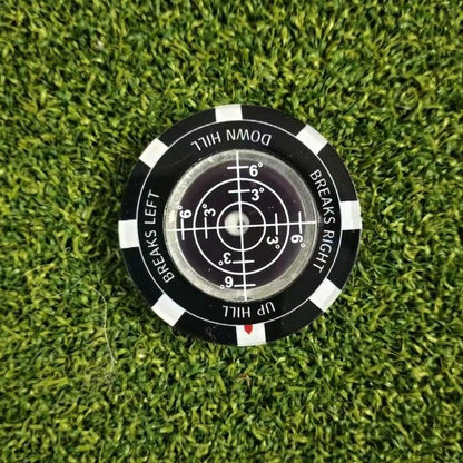 Putt Green Reader Poratble Golf Putting Tool for Golfer Golf Ball Marker High Precision Level Green Reading Aid Golf Accessories