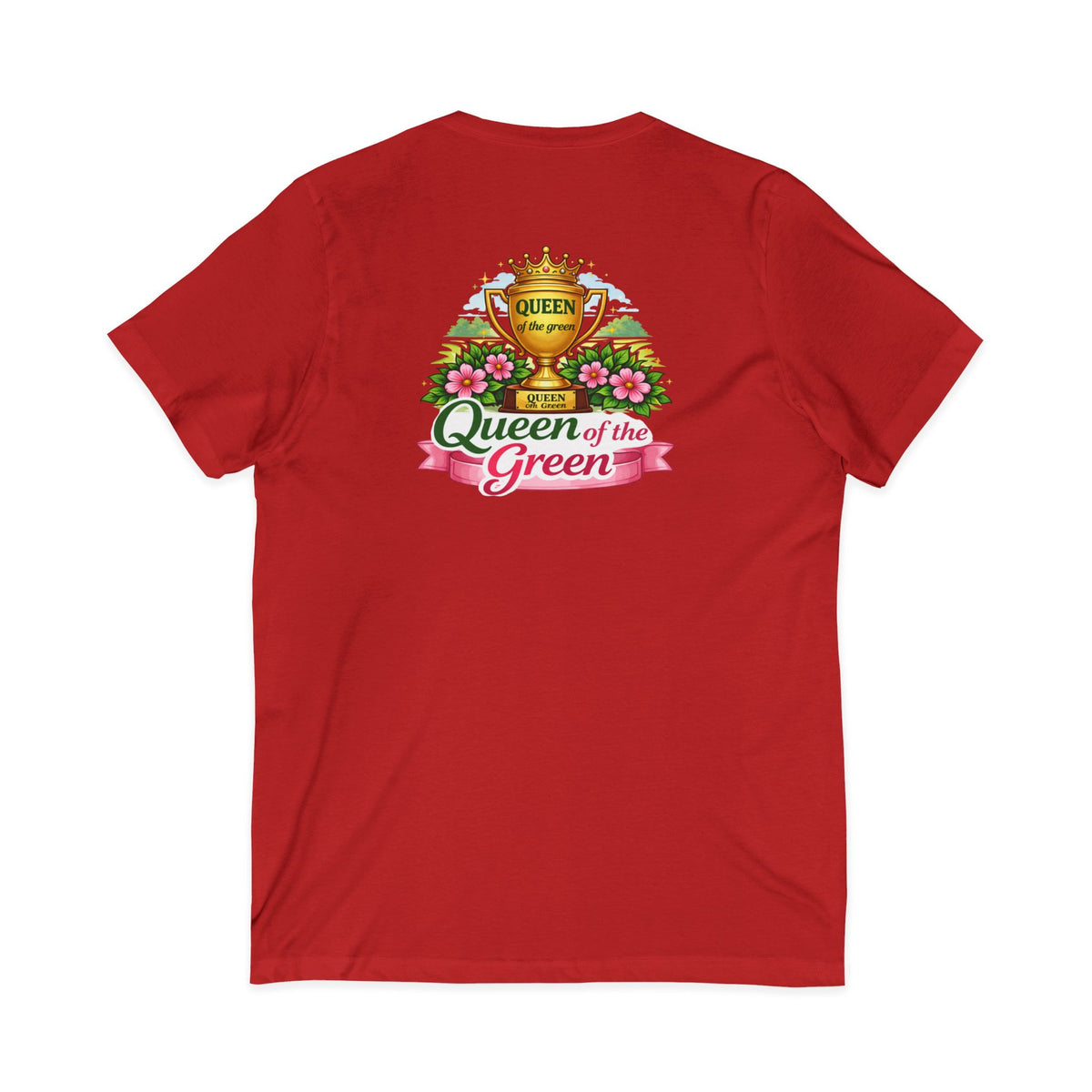 Queen of the Green V-Neck Tee