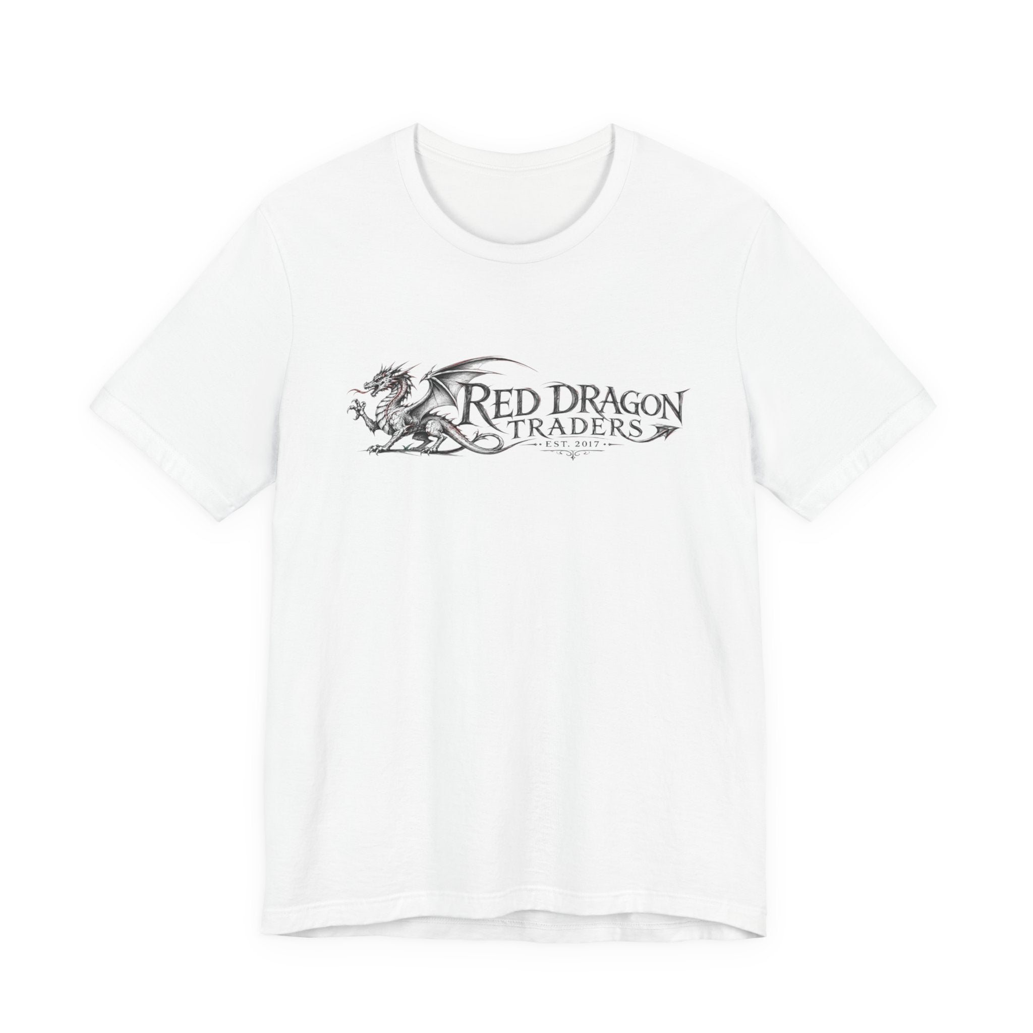 Red Dragon Traders Logo Tee - Vintage Dragon Graphic T-Shirt