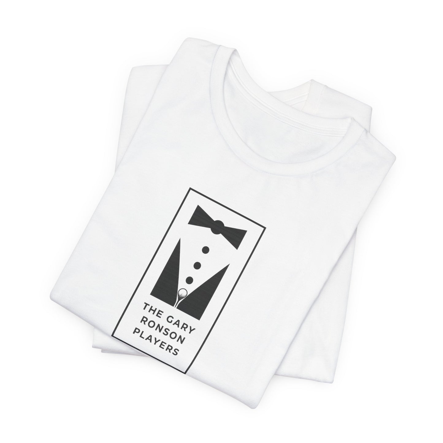 Tuxedo Logo Tee — "The Gary Ronson Players" Vintage Band T‑Shirt
