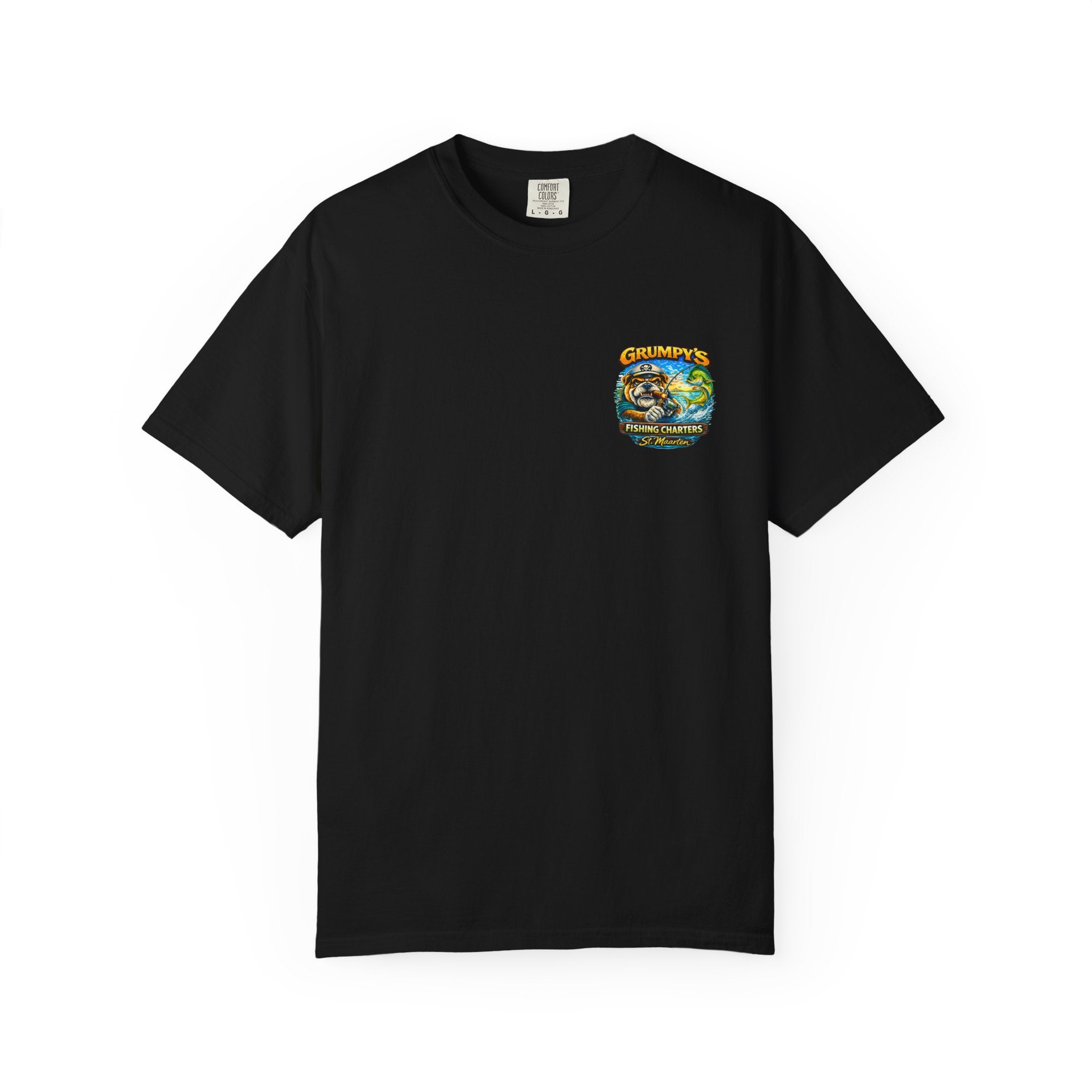 Grumpy's Fishing Charters Tee – "Hooked & Hammered"