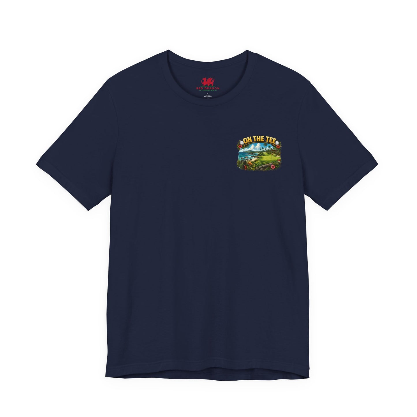 Golf T-Shirt — "On The Tee, Winner of Absolutely F**k All!" Funny Personalized Golf Shirt