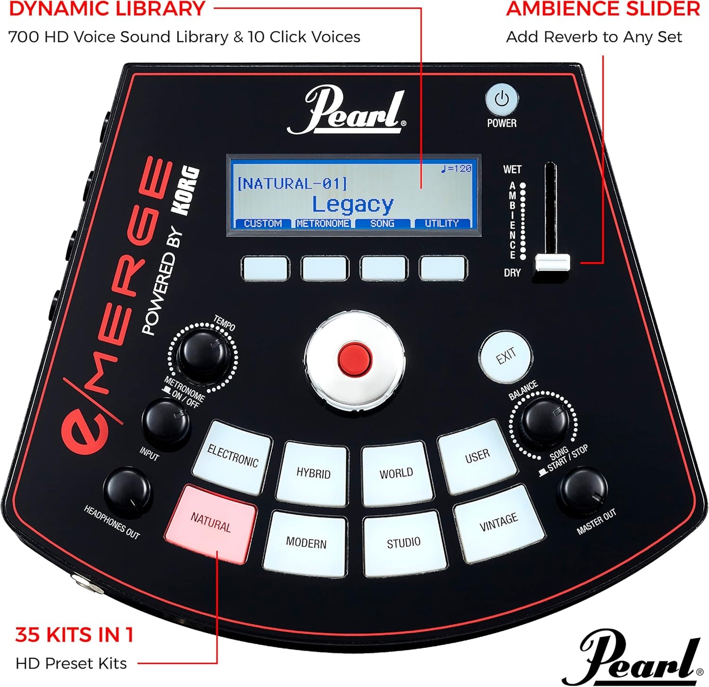 KORG's e/MERGE e/HYBRID Drum Set: Where Your Inner Rock Star Meets Your Inner Robot!