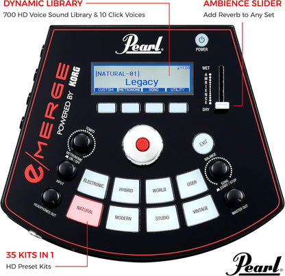 KORG's e/MERGE e/HYBRID Drum Set: Where Your Inner Rock Star Meets Your Inner Robot!