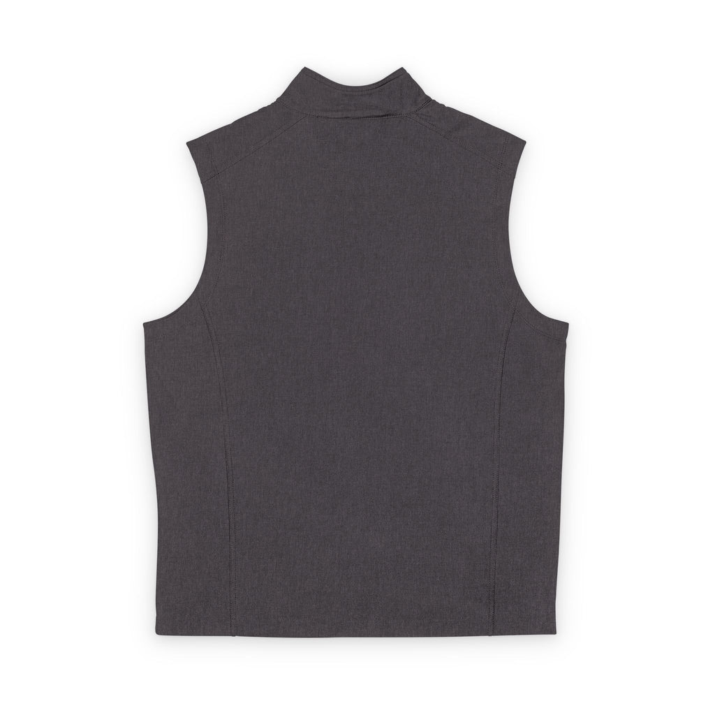 Men's Black Soft Shell Vest with Red Camo 'B&T' Chest Logo