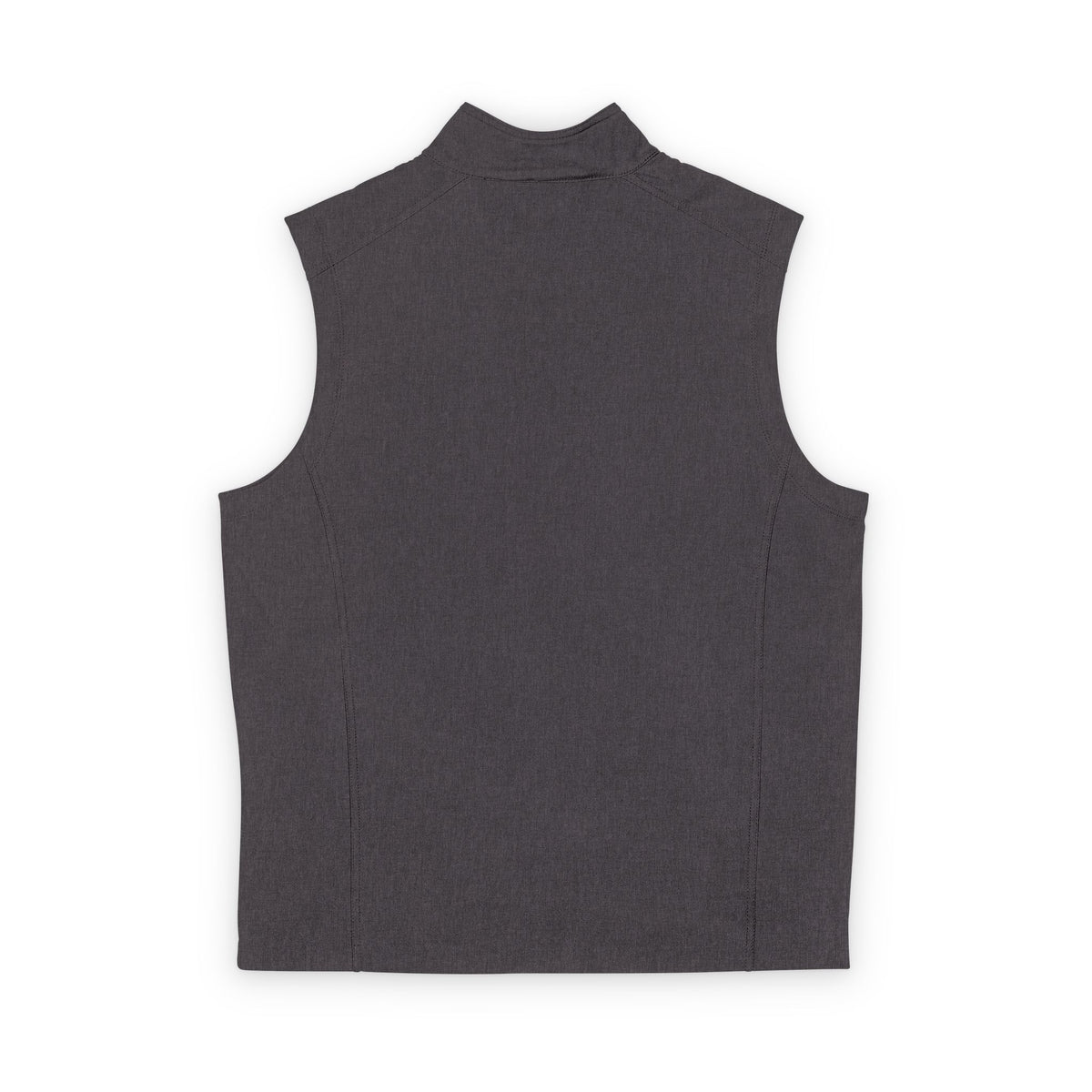 Men's Black Soft Shell Vest with Red Camo 'B&T' Chest Logo