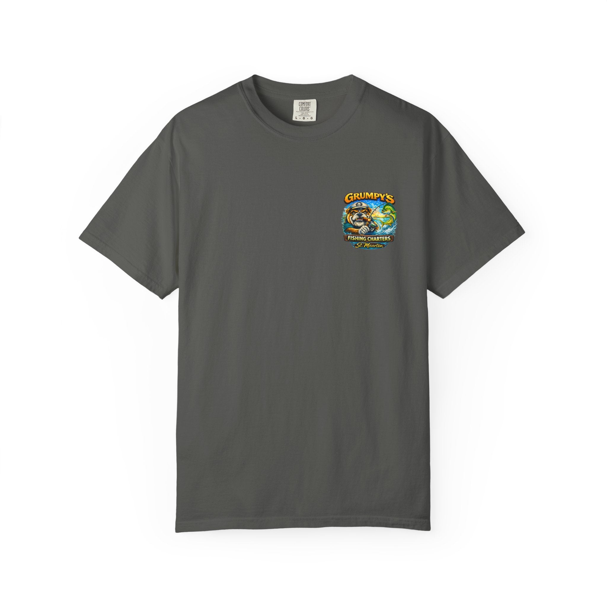 Grumpy's Fishing Charters Tee – "Hooked & Hammered"