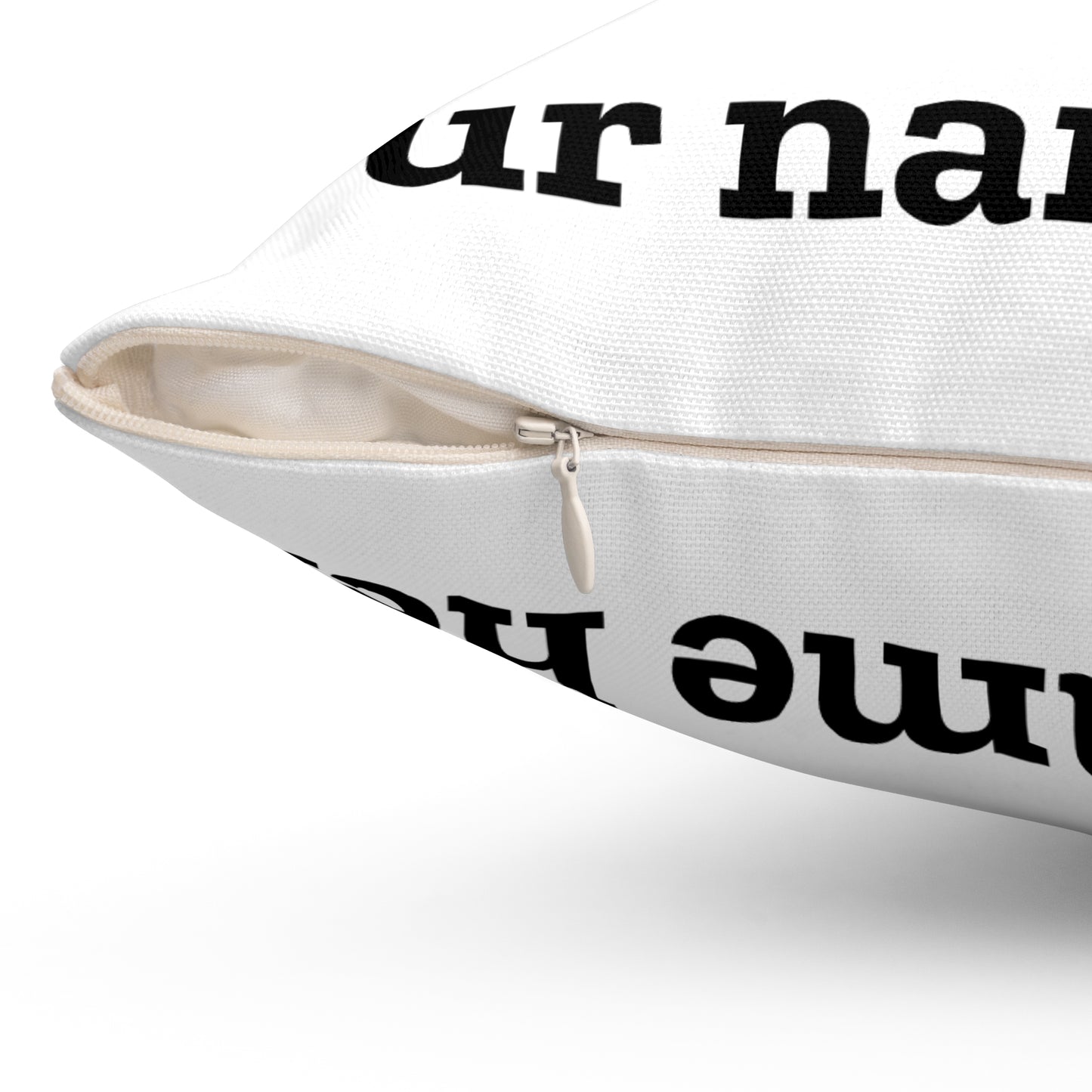 Personalized Bear Pillow — "This Pillow Belongzzz To" Custom Name Throw Pillow