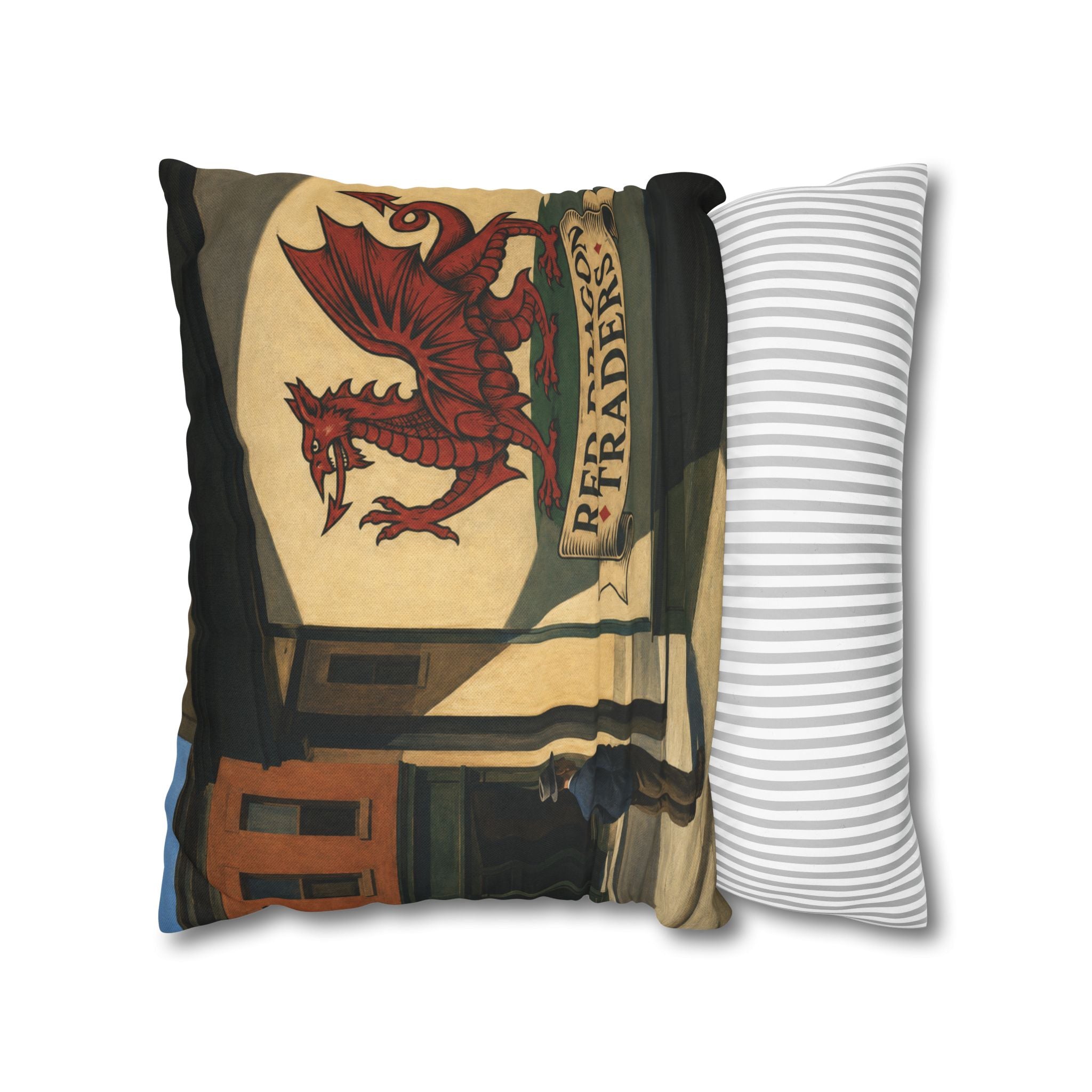 Spun Polyester Square Pillowcase