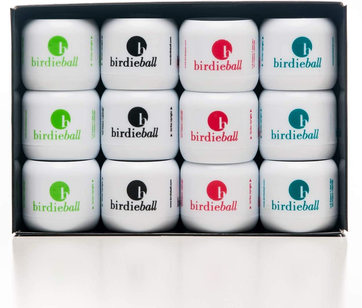 Practice Golf Balls – 12 Pack Limited Flight Golf Practice Balls for Full Swing Backyard Training, Training Aid for Home Practice, Realistic Feel & Spin