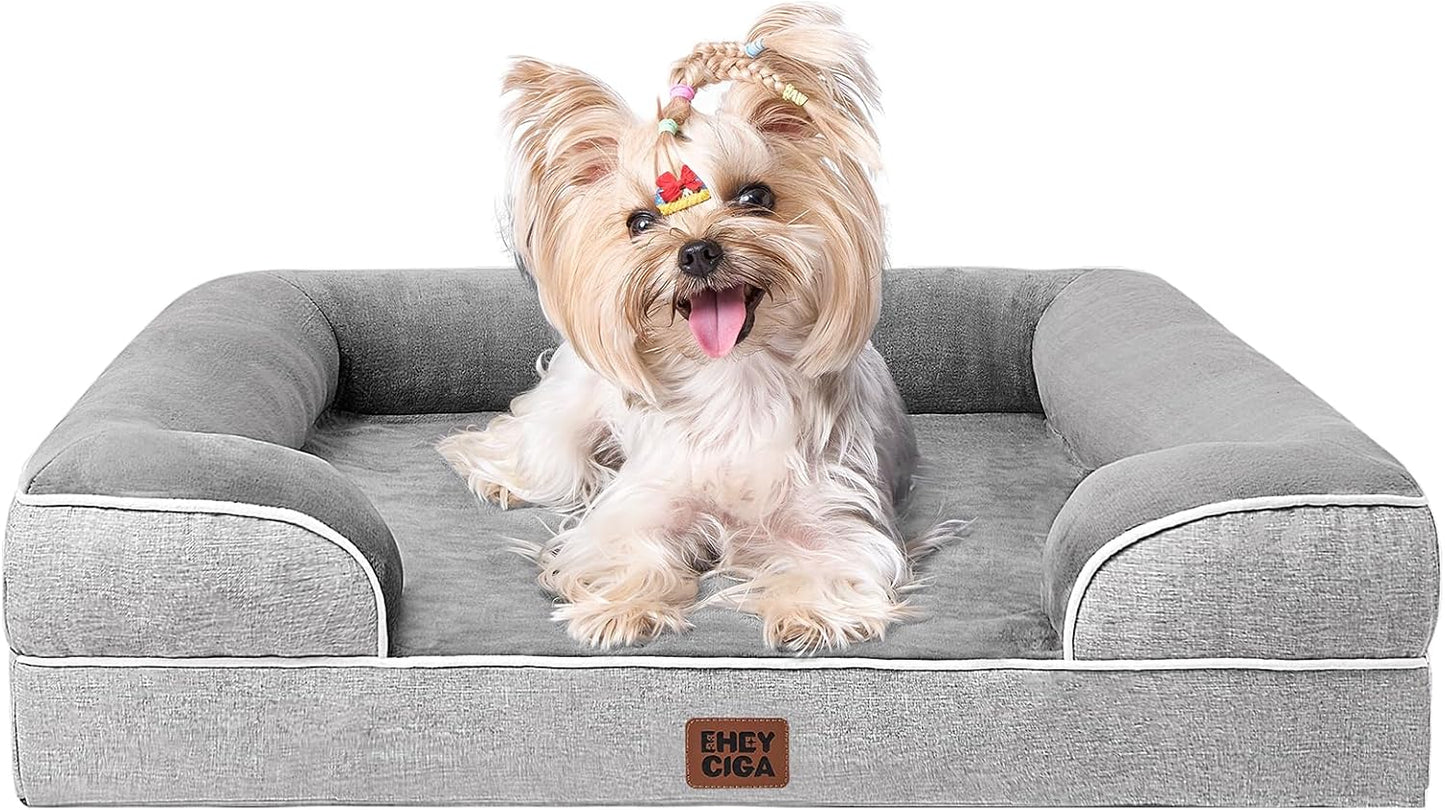The Pooch Palace: Where Your Medium-Sized Furball Can Snooze Like Royalty on a Waterproof Cloud with a Side of Non-Slip Shenanigans!