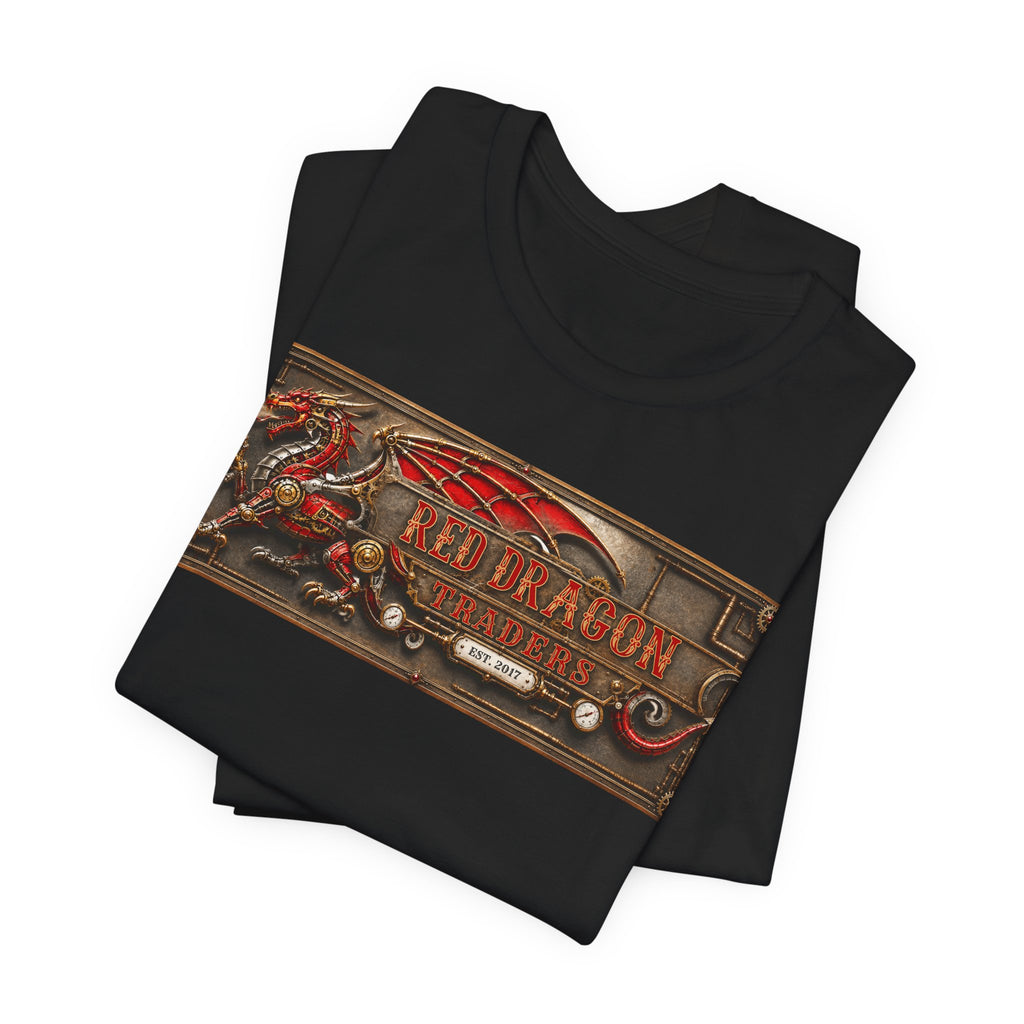 Dragon Tavern Graphic Tee — Red Dragon Vintage Sign T-Shirt