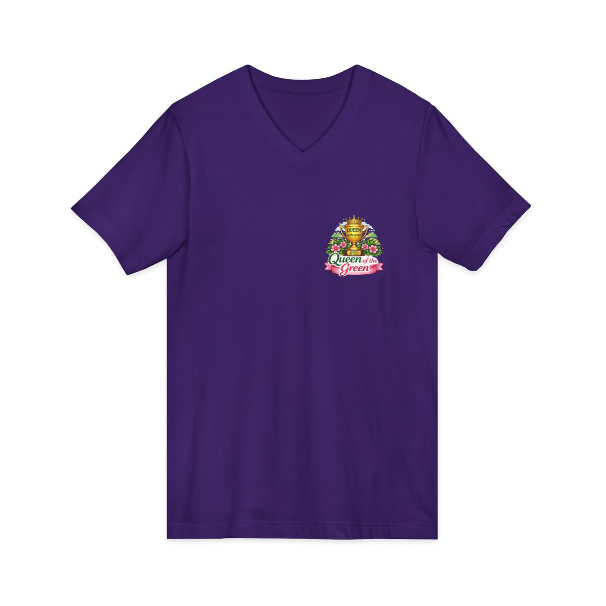 Queen of the Green V-Neck Tee