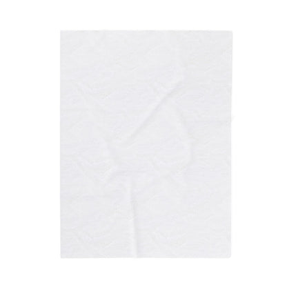 Dachshund blanket back on white background