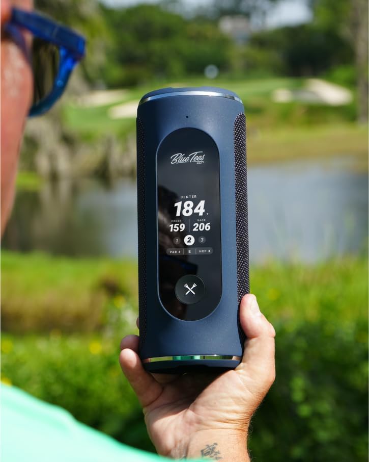 Elevate Your Game with the Golfing Buddy 3000: The Ultimate AI GPS Speaker for Unmatched Course Navigation and Fun!