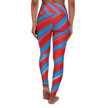Striped High Waisted Leggings
