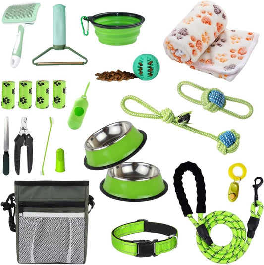PupLuxe Puppy Starter Kit - The Ultimate 22 Piece Survival Kit for Humans Trying to Train Their Tiny Furry Overlords!