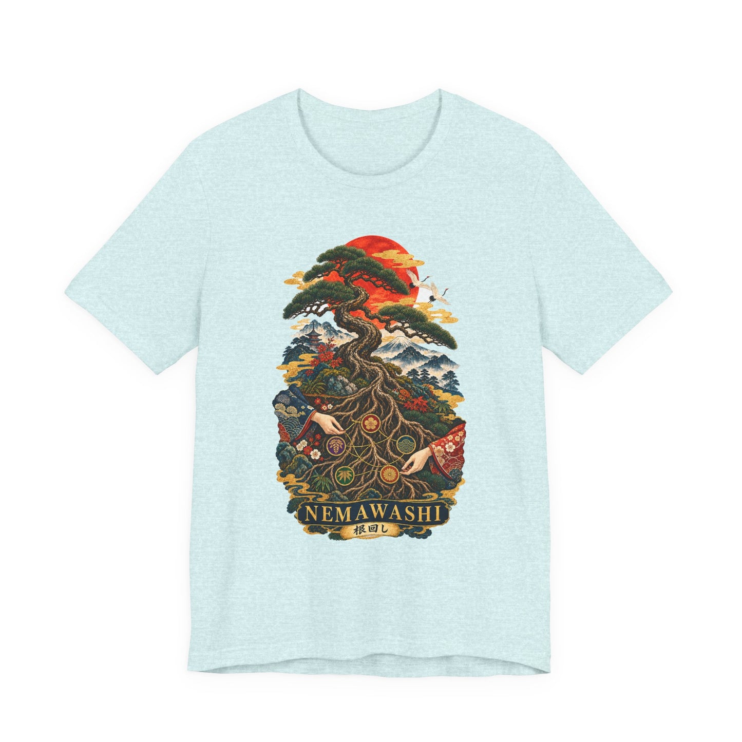 NEMAWASHI – Strong Roots | Premium Japanese Art T-Shirt
