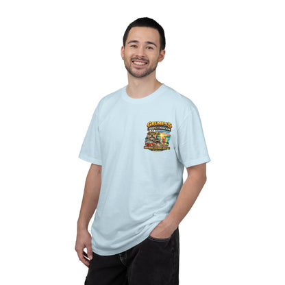 Grumpy's Sports & Music Bar T-Shirt — Retro Beach Bar Graphic Tee