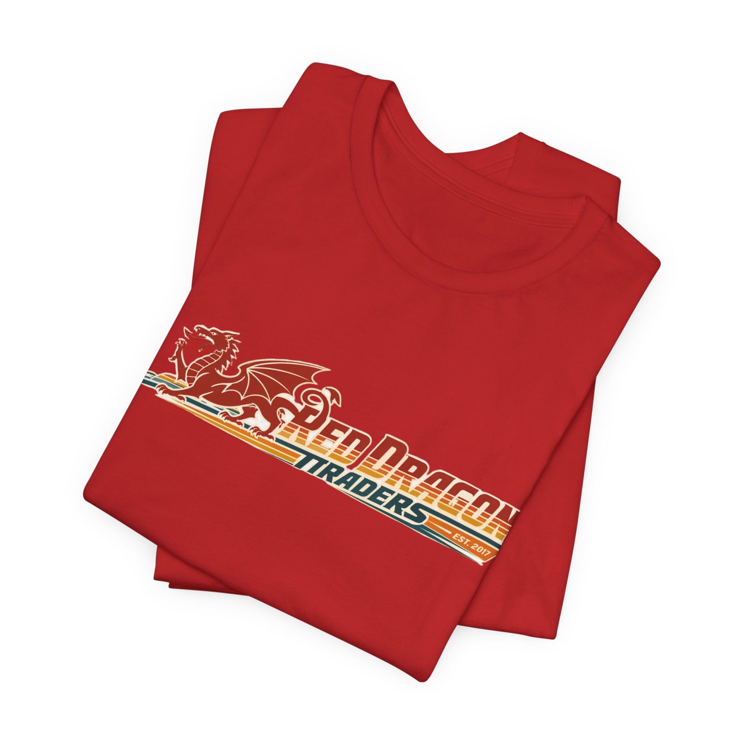 Red Dragon Traders Logo Tee — Vintage Dragon Graphic T-Shirt