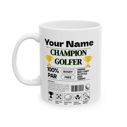 Mwg "Pencampwr Golffiwr" Personol