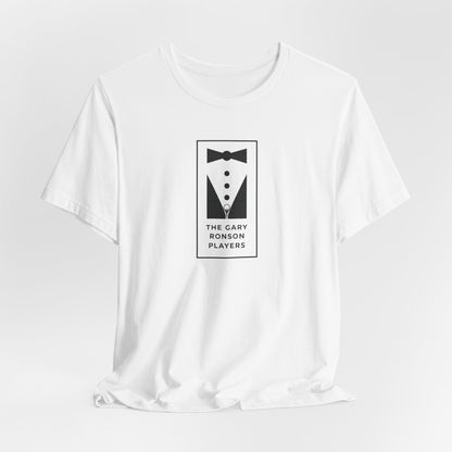 Tuxedo Logo Tee — "The Gary Ronson Players" Vintage Band T‑Shirt