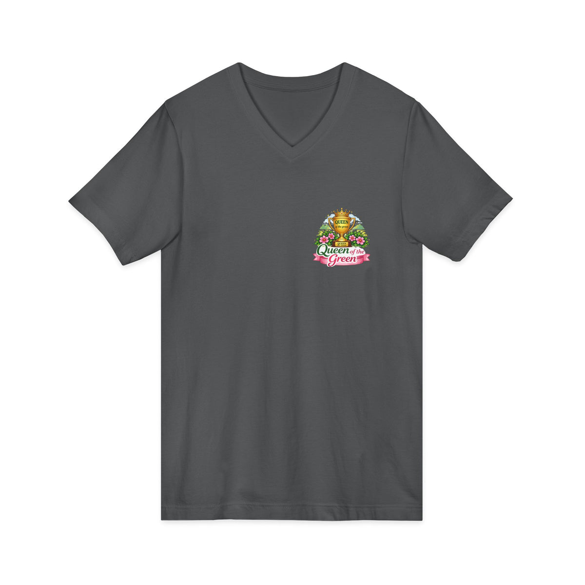 Queen of the Green V-Neck Tee