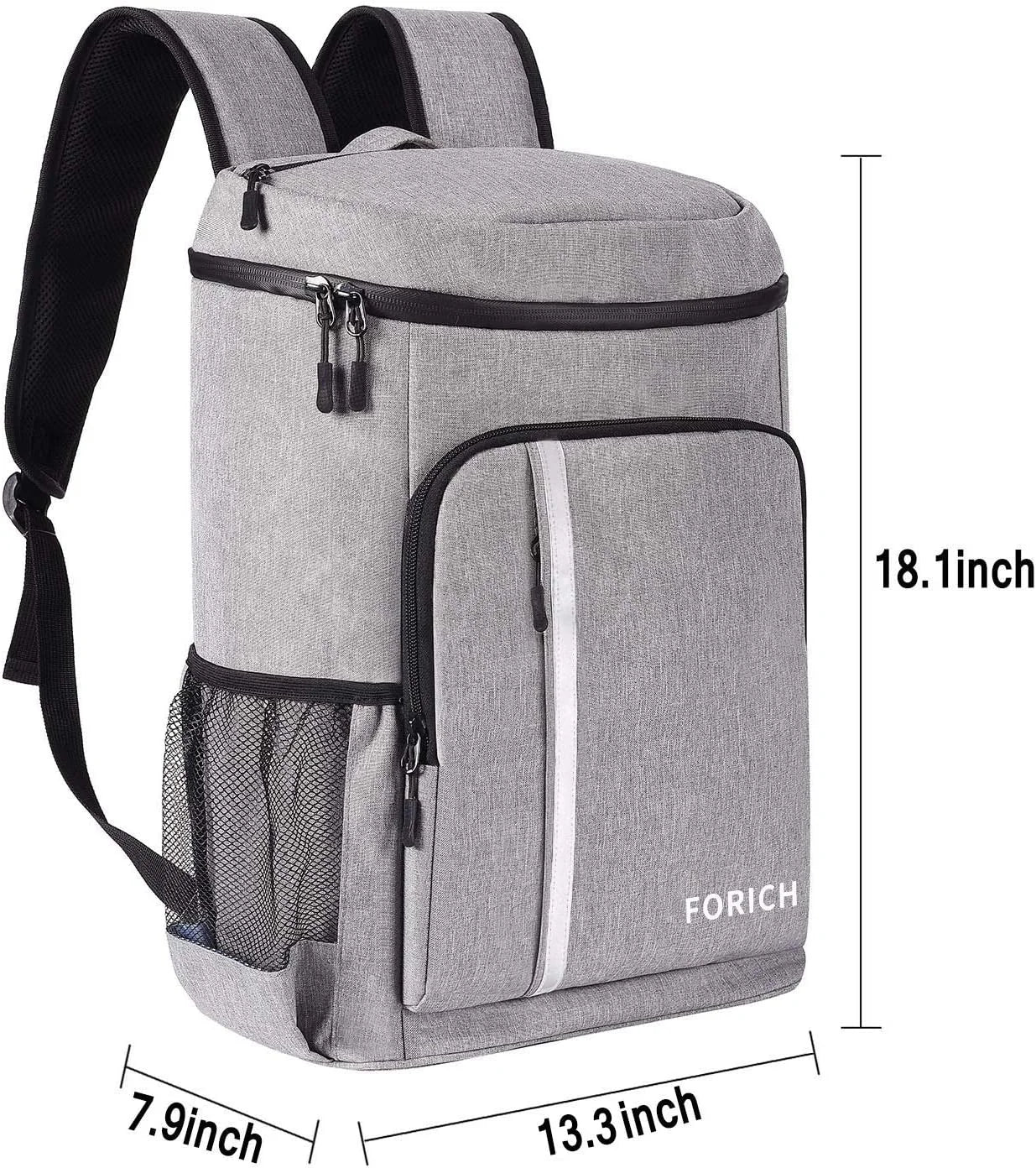 Dimensions of Insulated Waterproof Backpack Cooler Bag 