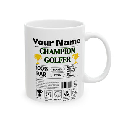 Mwg "Pencampwr Golffiwr" Personol