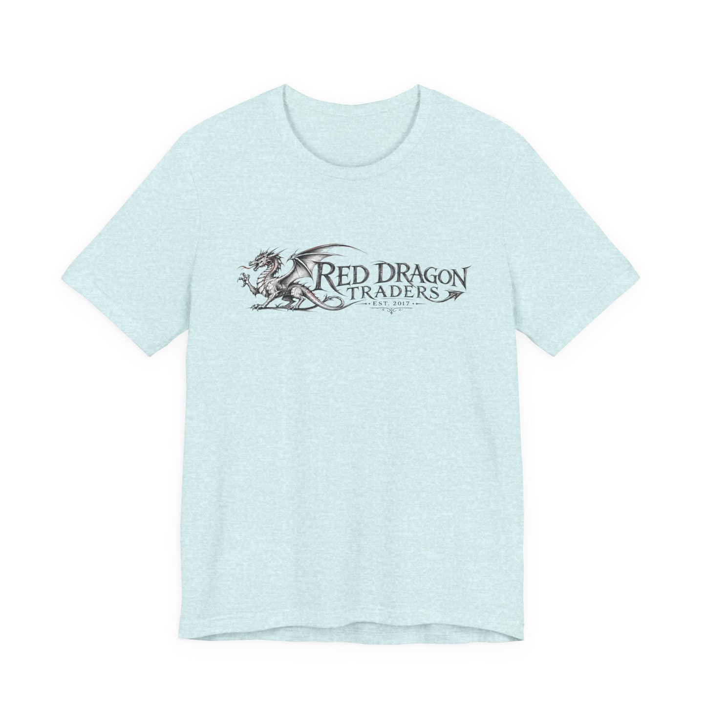 Red Dragon Traders Logo Tee - Vintage Dragon Graphic T-Shirt
