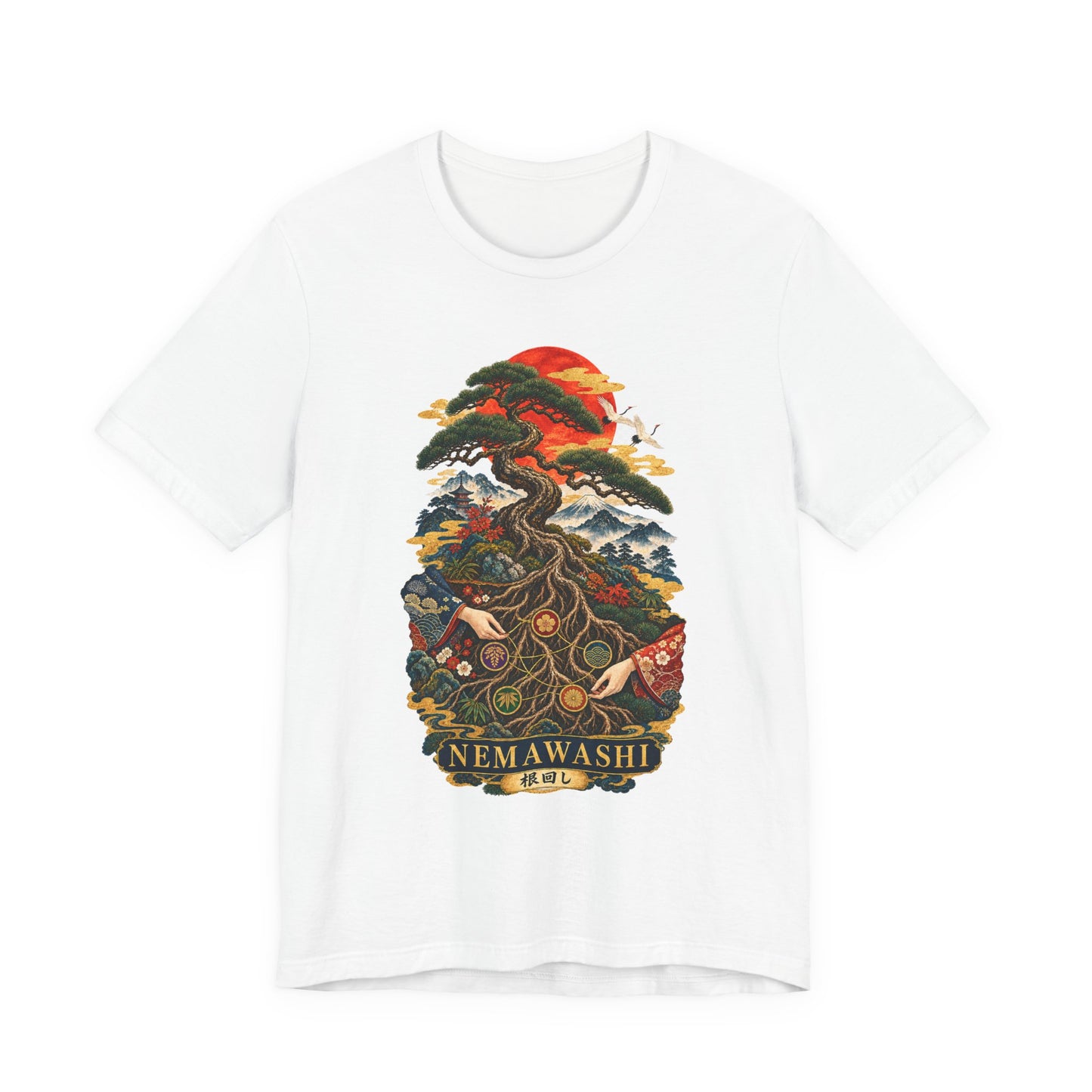 NEMAWASHI – Strong Roots | Premium Japanese Art T-Shirt