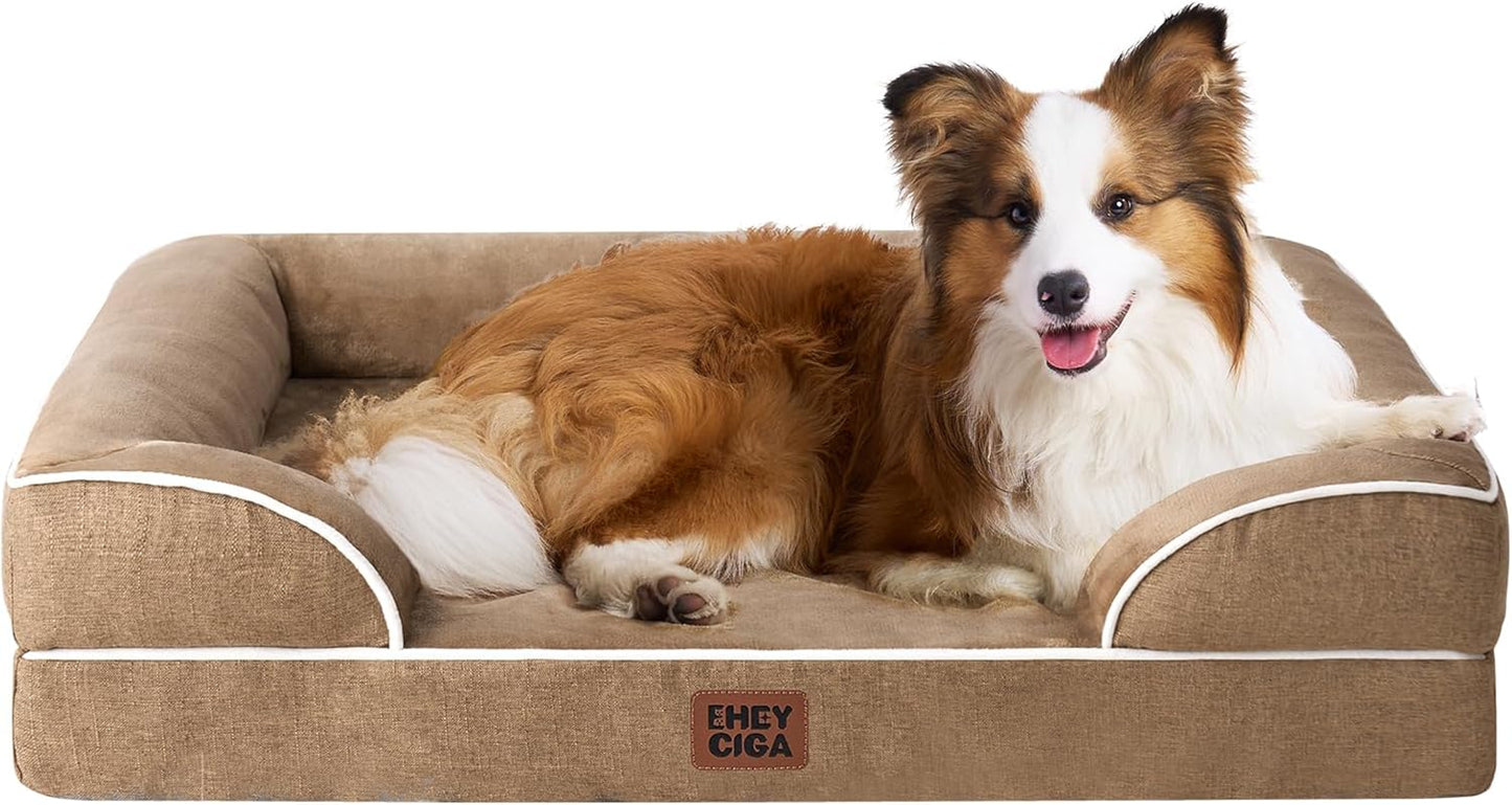 The Pooch Palace: Where Your Medium-Sized Furball Can Snooze Like Royalty on a Waterproof Cloud with a Side of Non-Slip Shenanigans!