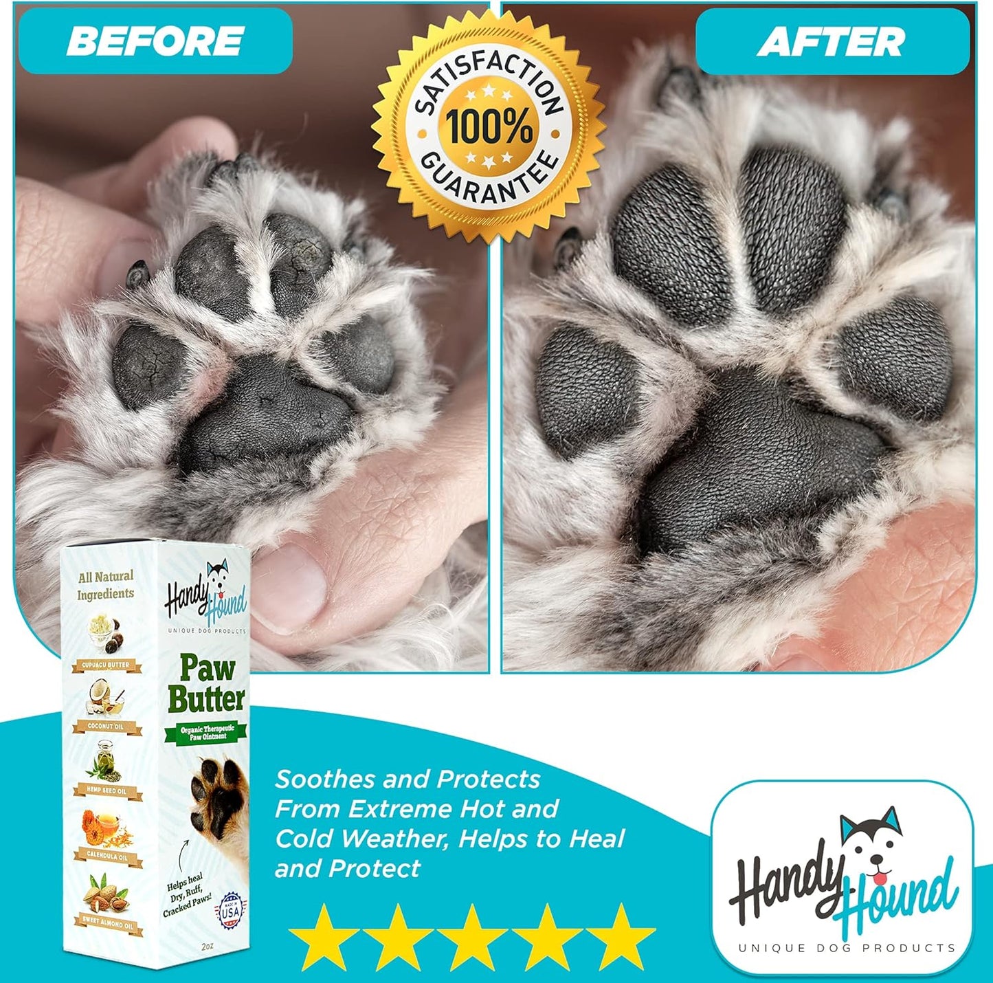 Paw-sitively Pawesome Sunblock and Butter for Your Furry Beach Bum – Because Even Dogs Deserve SPF and Soft Paws!