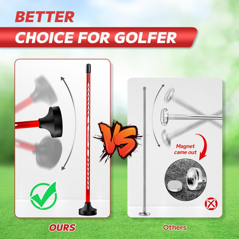 Craftsman Golf Alignment Rod, Alignment Stick, Swing Path Trainer, Magnetic Base, Portable Training Tool for Beginners