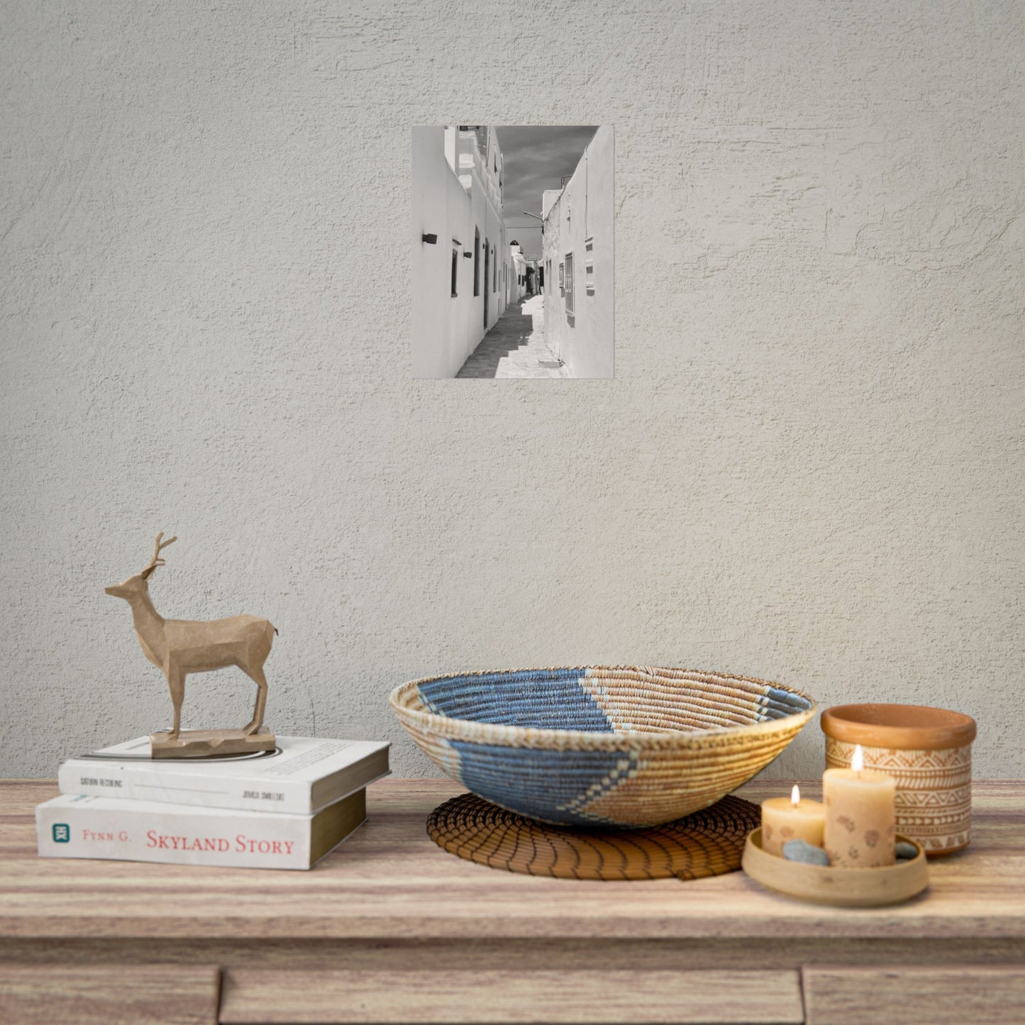 Posteri Rholio Monocrom "Folegandros"