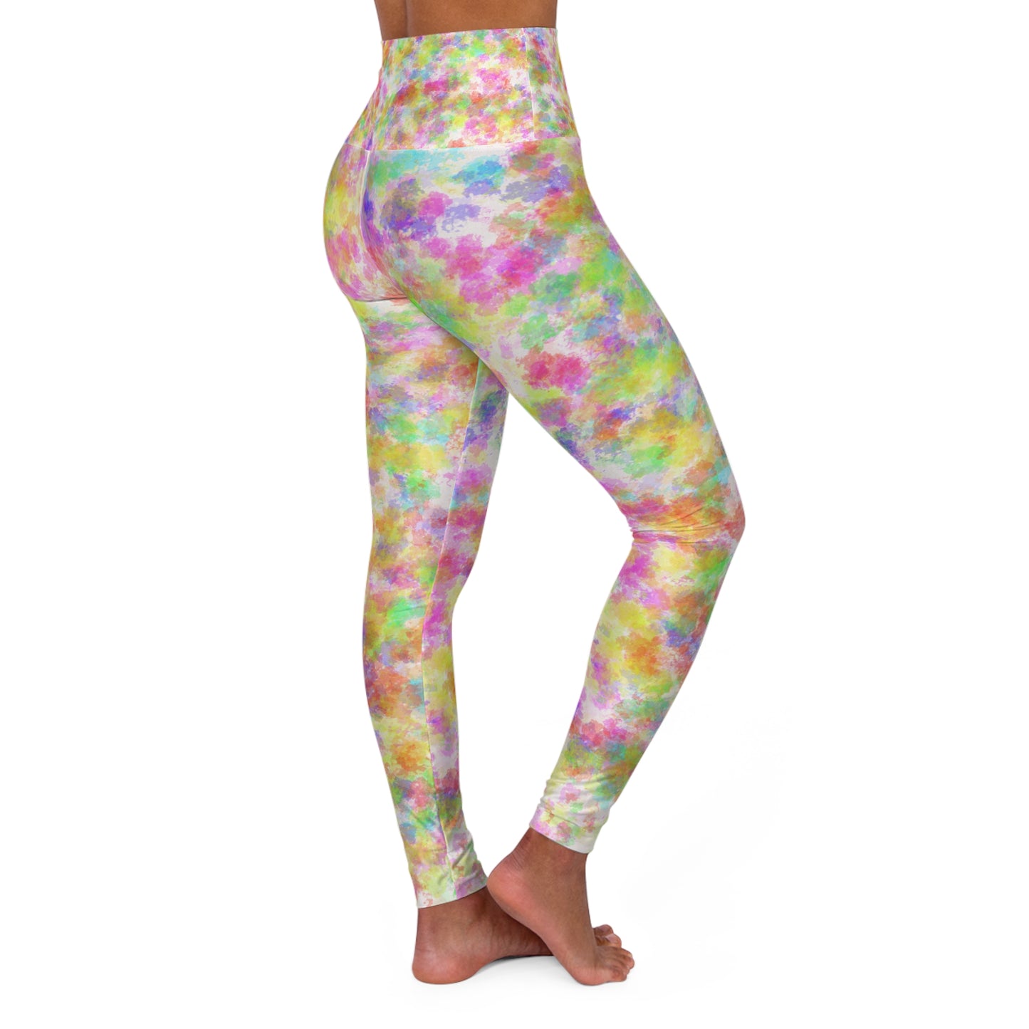 High Waisted Tie-Dye Yoga Leggings