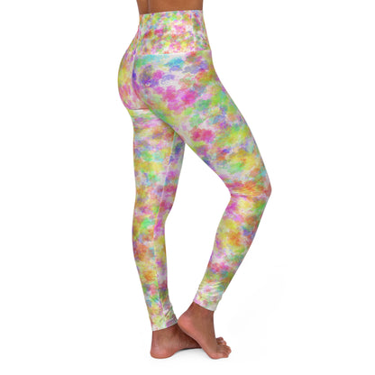 High Waisted Tie-Dye Yoga Leggings