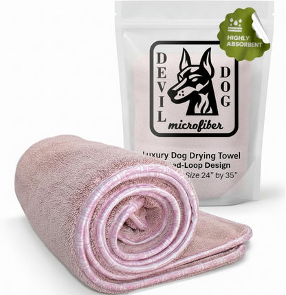 Transform Bath Time with The Ultimate Doggy Squeegee – 16" x 24" Super Absorbent Microfiber Towel for Quick Drying and Ultimate Comfort – Perfect for Splashing Adventures!