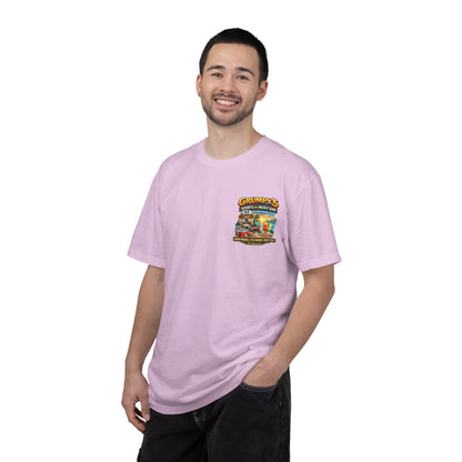 Grumpy's Sports & Music Bar T-Shirt — Retro Beach Bar Graphic Tee