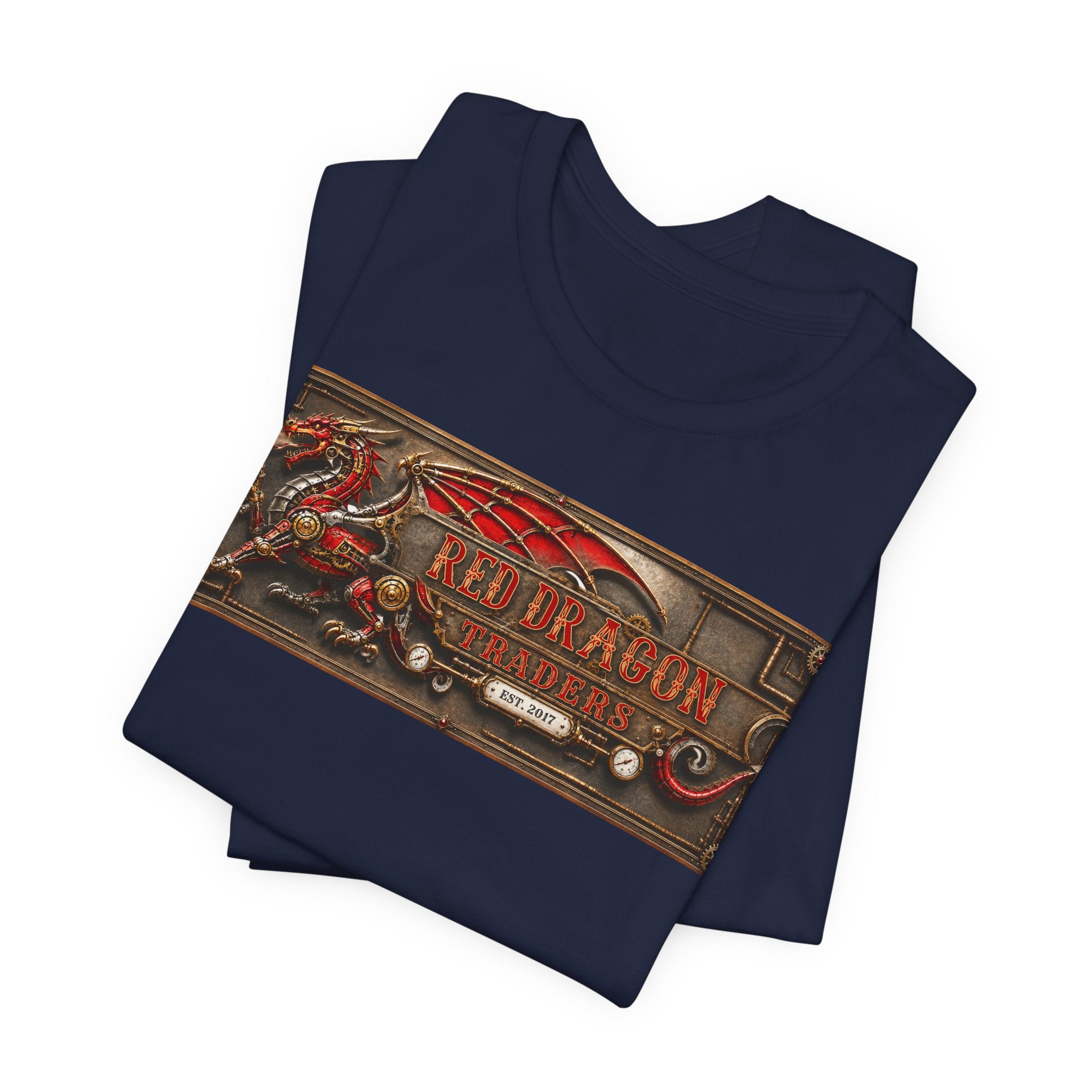 Dragon Tavern Graphic Tee — Red Dragon Vintage Sign T-Shirt