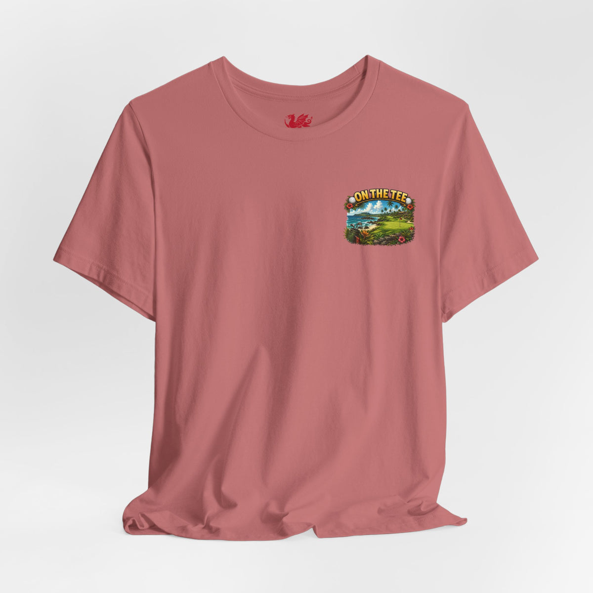 Mauve Funny Golf T-Shirt – "Winner of Absolutely F**k All", t-shirt product image 14, size M.