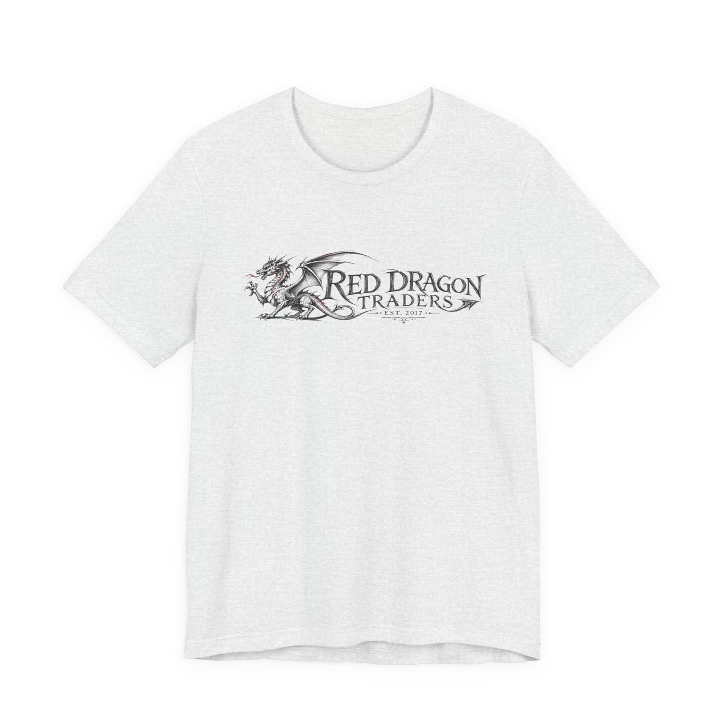 Red Dragon Traders Logo Tee - Vintage Dragon Graphic T-Shirt