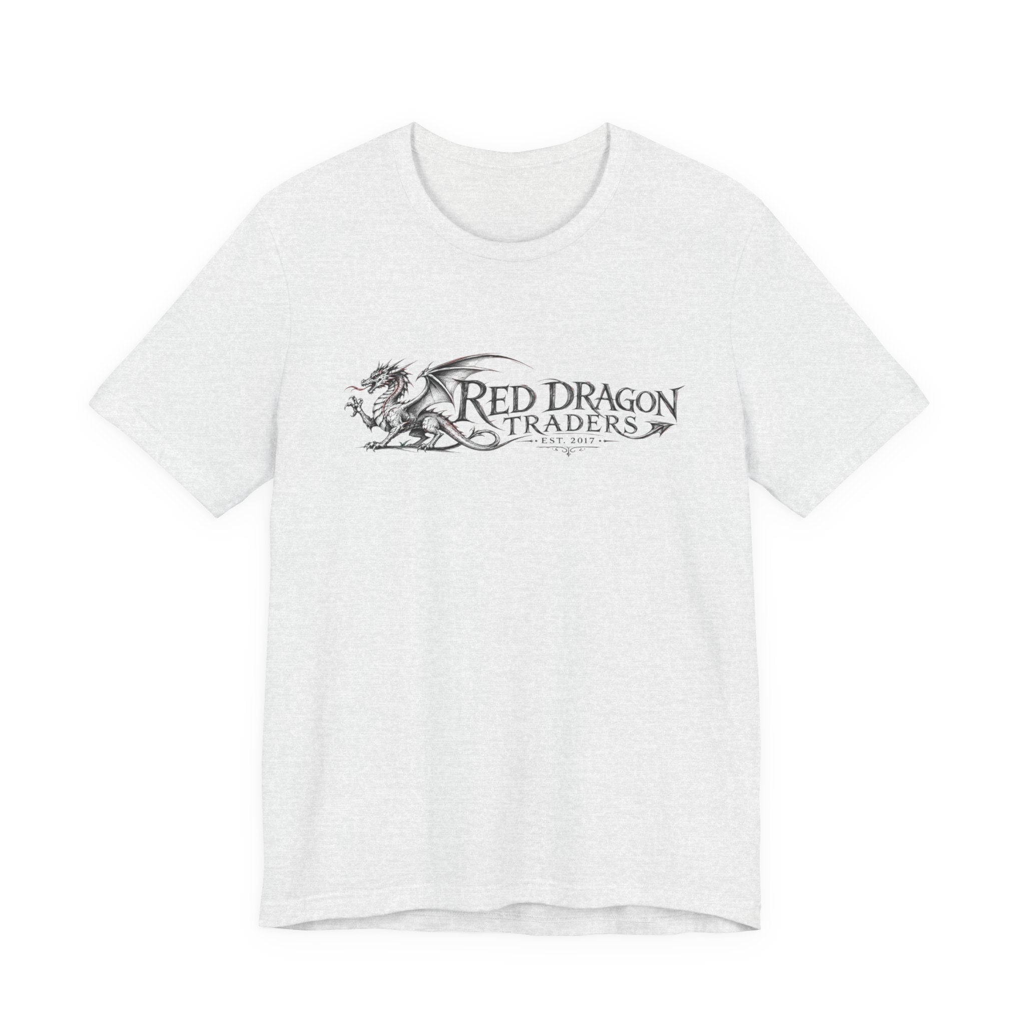Red Dragon Traders Logo Tee - Vintage Dragon Graphic T-Shirt